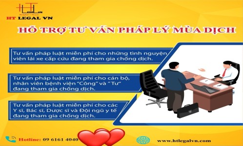 TƯ VẤN PHÁP LÝ MIỄN PHÍ CHO Y BÁC SĨ VÀ ĐỘI NGŨ Y TẾ CHỐNG DỊCH